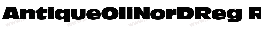 AntiqueOliNorDReg Re字体转换